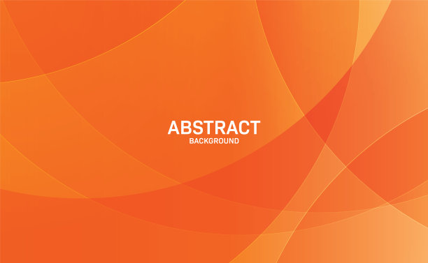 橙色几何抽象背景。图片下载