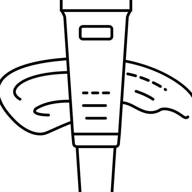 天然皮肤保湿线条图标图片下载