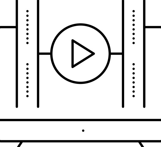 看电影的男士休闲线icon图片下载