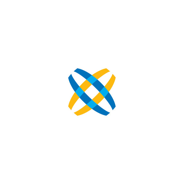 圆形抽象科技Logo图片下载
