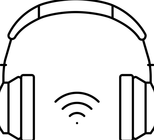 无线耳机线图标图片下载