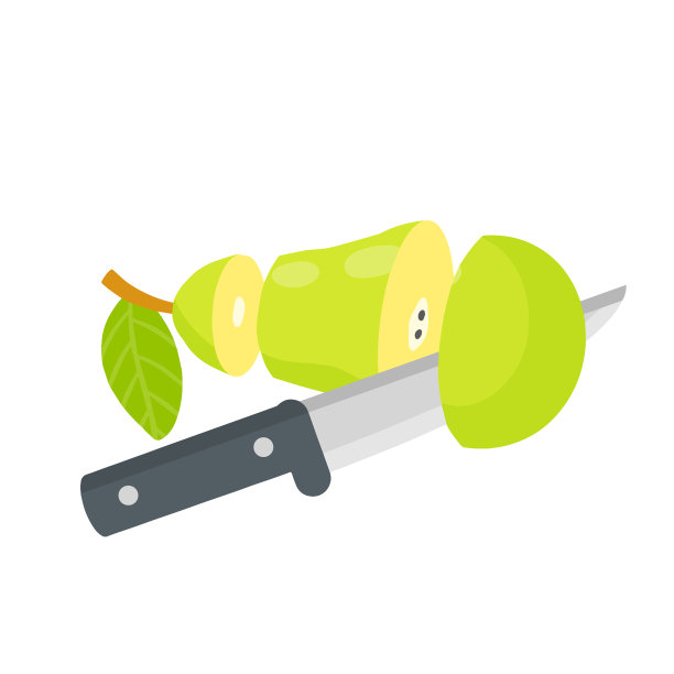 青果梨片菜刀图片下载