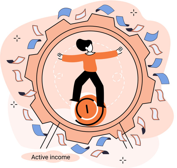 在一定过程中获得的主动收入图片下载