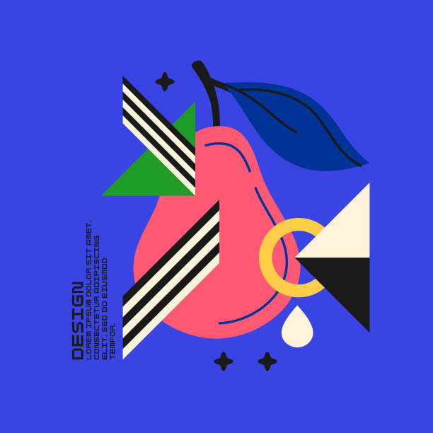 具有极简风格的图形图片下载