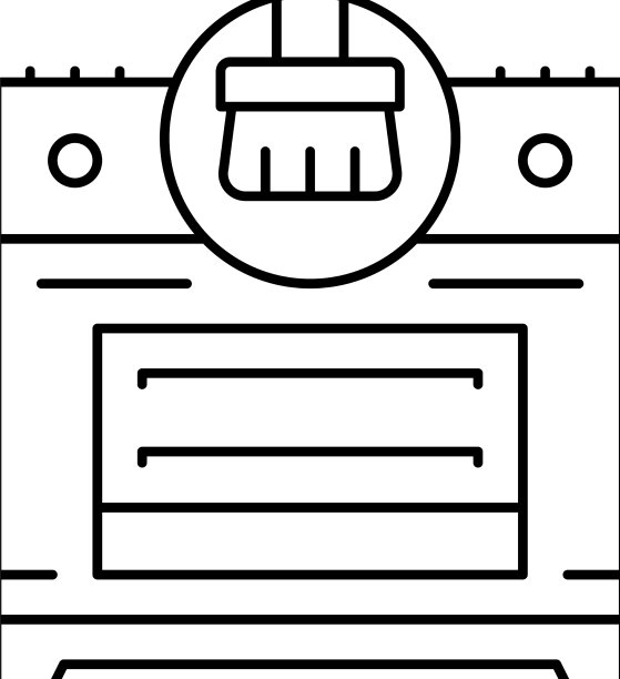 灶具清洗线图标图片下载