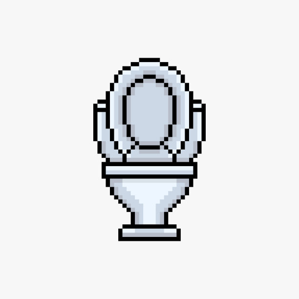 马桶像素艺术图片下载