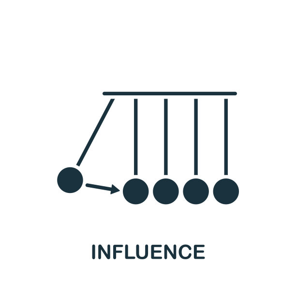 影响图标单色简单图标为图片下载