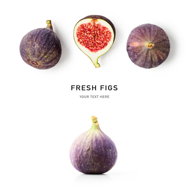 无花果创意布局图片下载