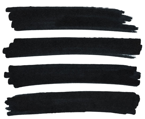 黑色马克笔的笔触图片下载