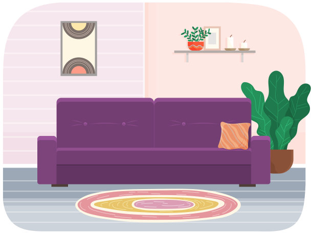 现代家居室内客厅家具设计图片下载