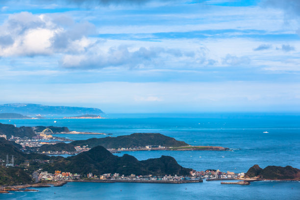 亚洲沿海村落图片下载