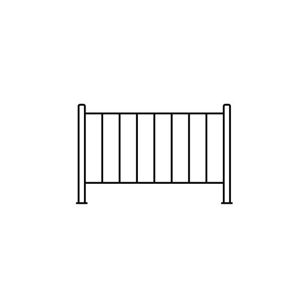 婴儿床图标孤立的背景婴儿床图片下载