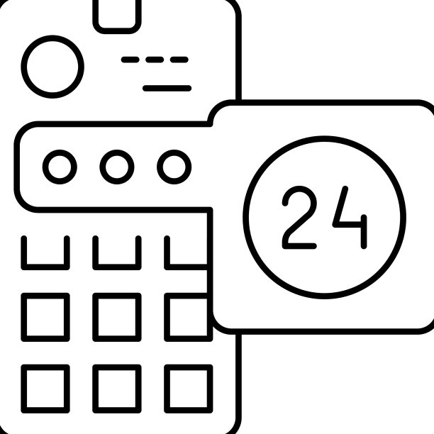 社交媒体故事短暂的线图标图片下载