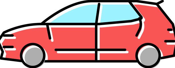 两厢车颜色图标图片下载