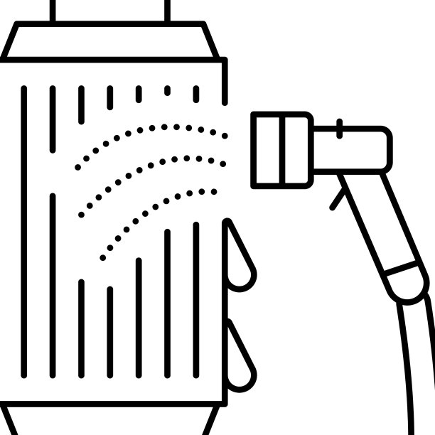 过滤器清洗线图标图片下载