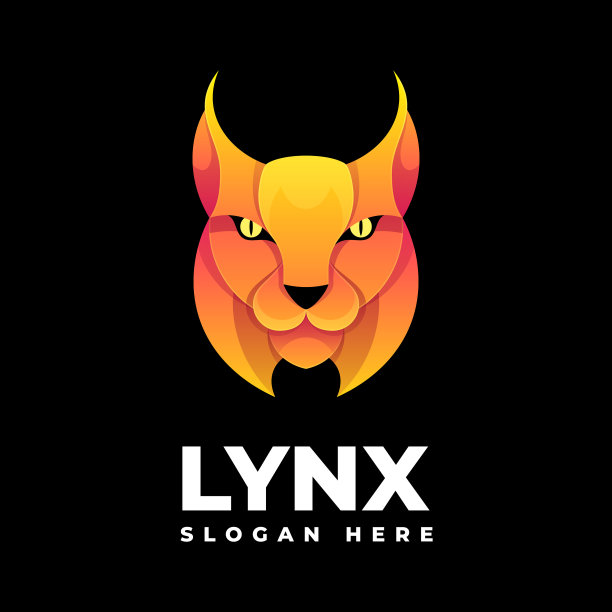 Logo山猫渐变彩色风格图片下载