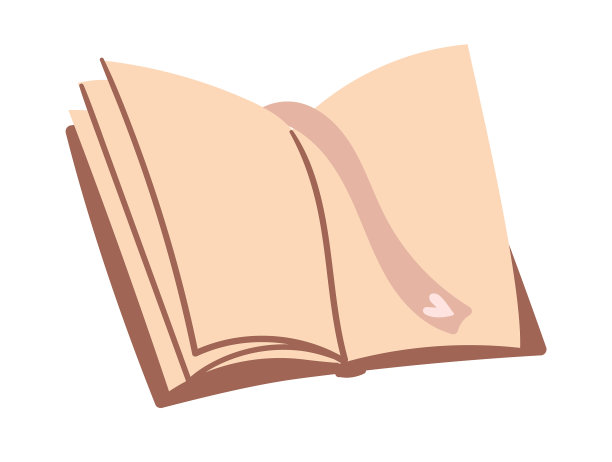 打开带书签的书图片下载