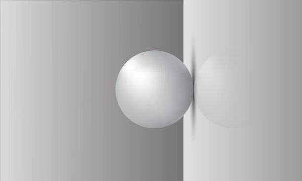 3d渲染孤立在白色背景球上图片下载