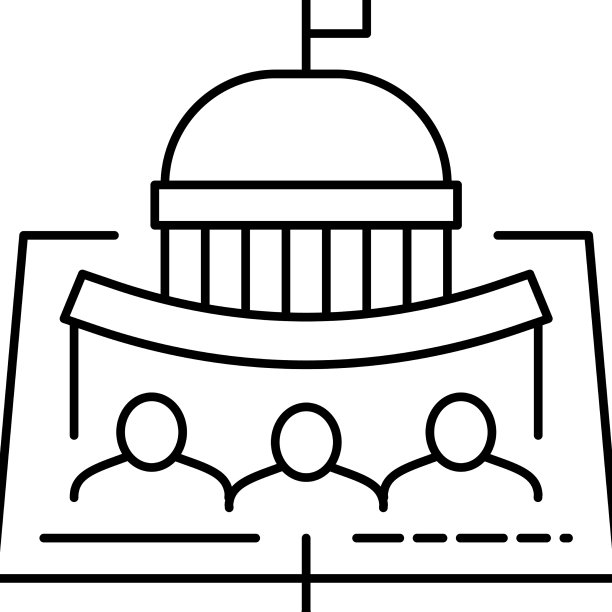 政治历史线条图标图片下载