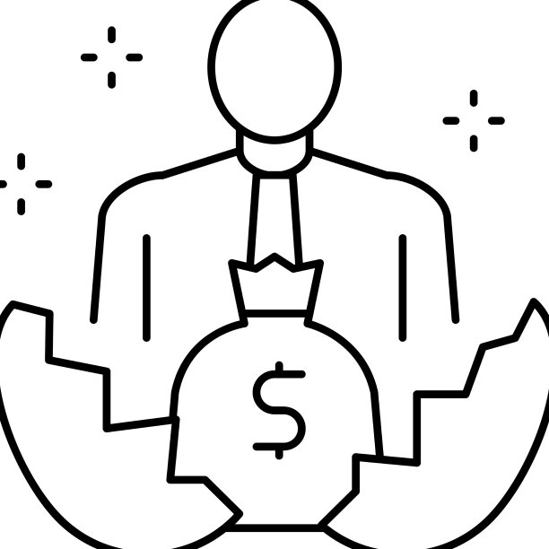 业务利润线图标图片下载