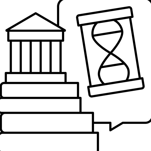 历史学科线性图标图片下载