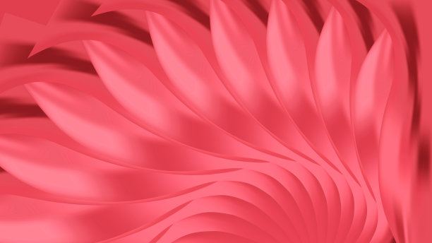 摘要珍珠粉红色漩涡背景。奢华的背景。美丽柔和的墙纸。数字艺术屏幕。封面设计。卡。模板。传单,海报,横幅。3 d模式。波浪状的花瓣。图片下载