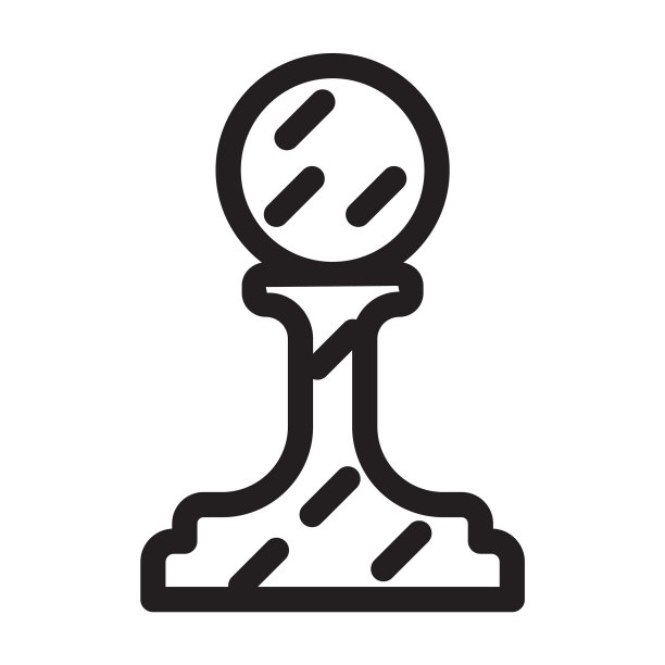 象棋游戏的轮廓图片下载