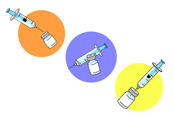一套三针疫苗带瓶图片下载