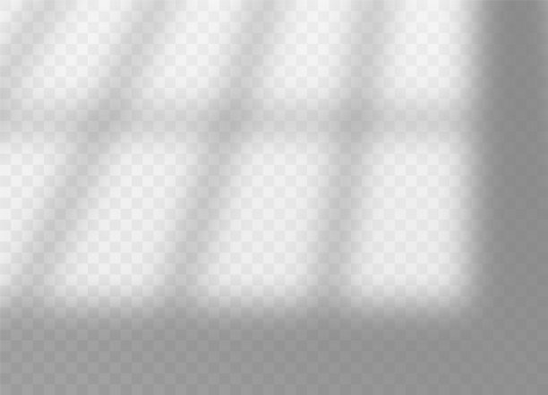 窗框上的阴影和柔和的光线通透图片下载