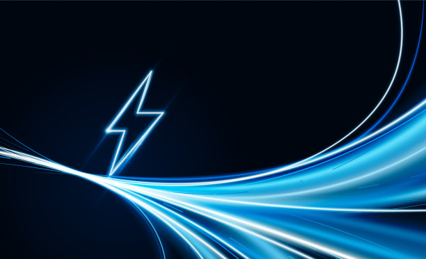 摘要速度闪电的技术背景，高科通信概念创新的背景，矢量设计图片下载