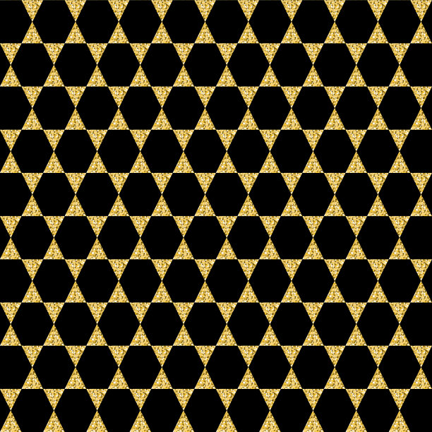 金色黑色三角形几何别致闪亮的设计图片下载