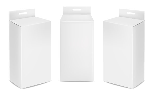 白底空纸箱特写图片下载