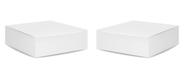 白色背景白色盒子图片下载