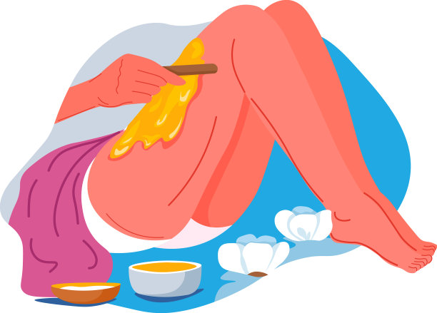 从腿部和大腿脱毛图片下载