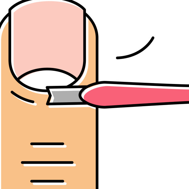 角质层切割彩色图标图片下载
