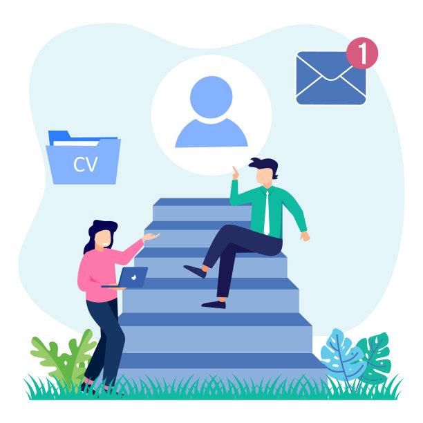 应聘者的卡通形象图片下载