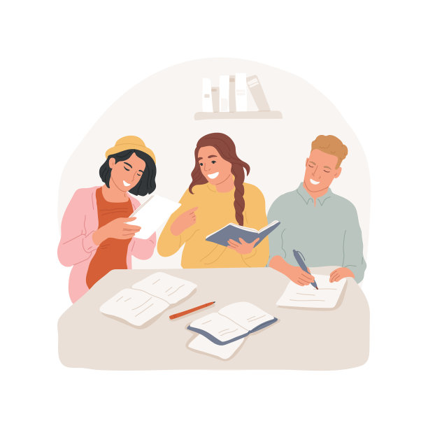 同伴帮助孤立卡通图片下载