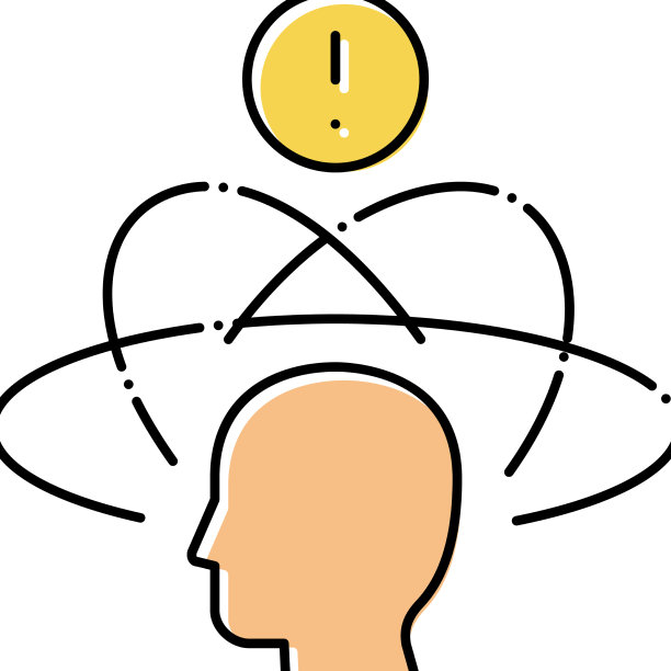 头晕病颜色图标图片下载