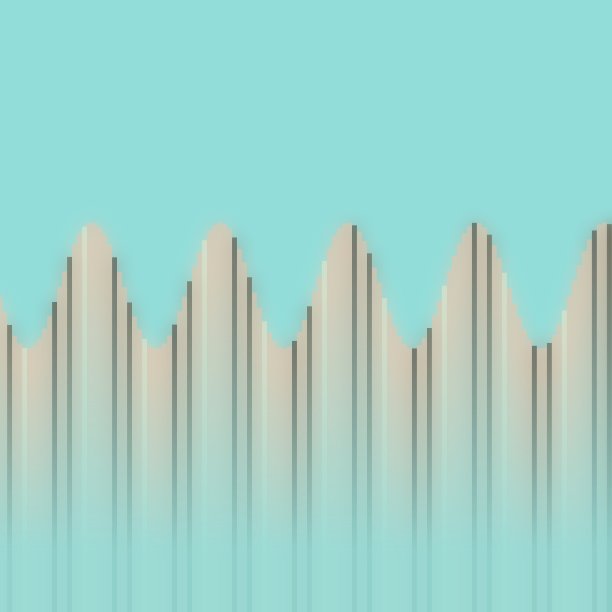 抽象彩色插图风俗化的声音频率均衡器元素彩虹线和波在一个简单的背景和墙纸的数字音频概念图片下载