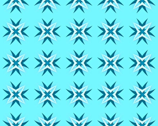 民族绘画现代花卉图案元素蓝色背景特写上美丽的东方图案。纹理或背景图片下载