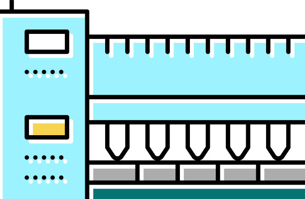 棉纺生产工业机色图片下载