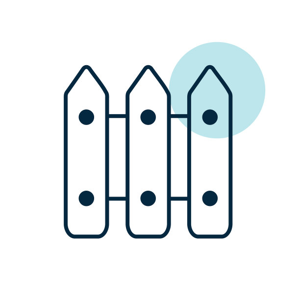 木栅栏花园图标图片下载