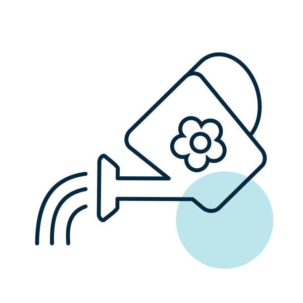 可隔离喷灌标志图标图片下载