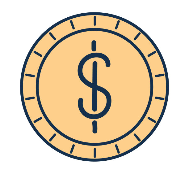 一枚金币孤立的图标概念。矢量平面设计元素插图图片下载