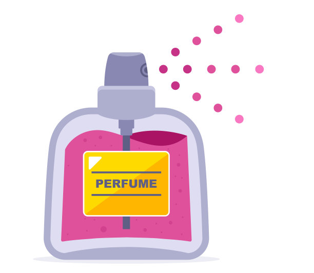 香水瓶喷香可口图片下载