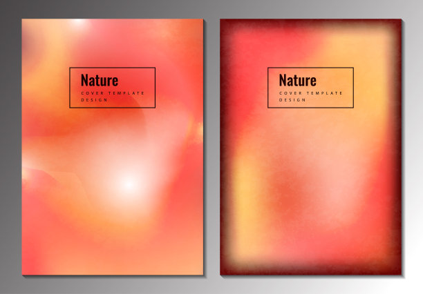 抽象模糊彩色背景。设计宣传册横幅的装饰背景。向量图片下载