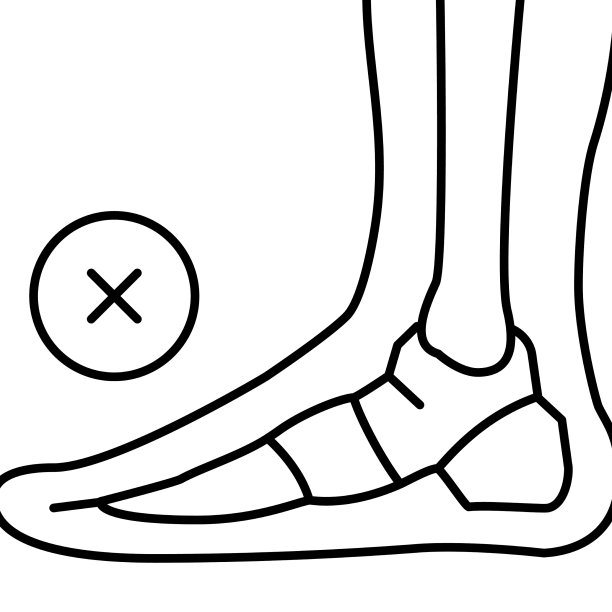 骨平脚线图标图片下载