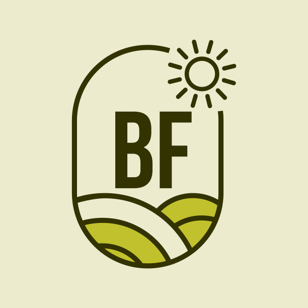 农业标志上的字母bf徽模板图片下载