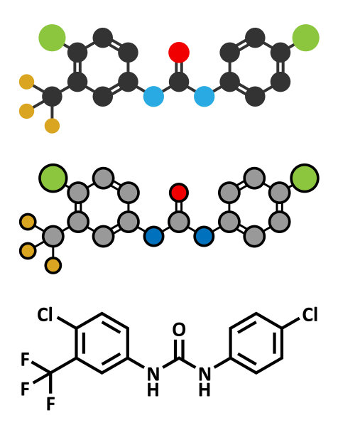 cloflucarban消毒剂分子图片下载