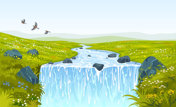 大自然的瀑布图片下载